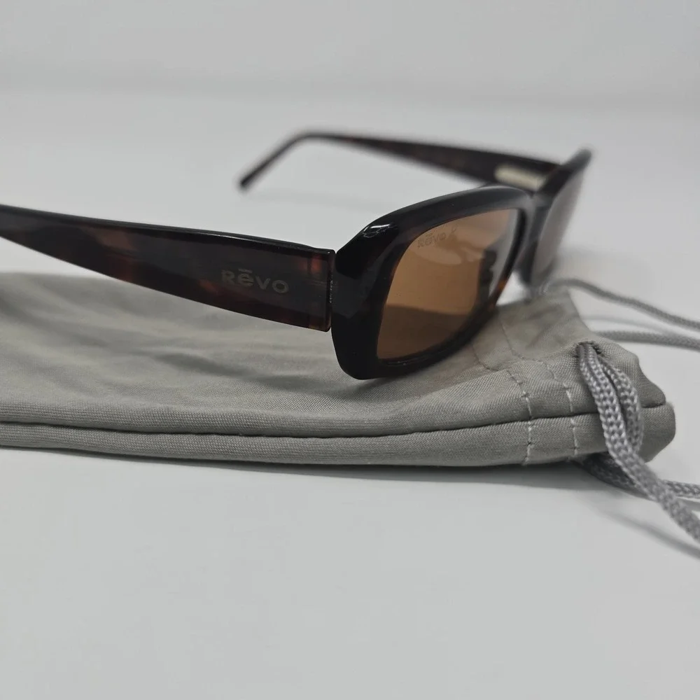 VTG REVO 2507 302/61 POLARIZED SUNGLASSES TORTOISE 51/17-135 MM